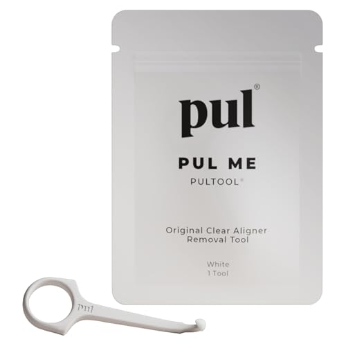 Image of PUL Pack of 1 Aligner Removal Tool - Invisalign Remover Tool & Retainer Hook for Clear Aligners, Trays & Night Guards - Reusable Invisalign Accessories, Aligner Hooks & Retainer Removal Hook - White