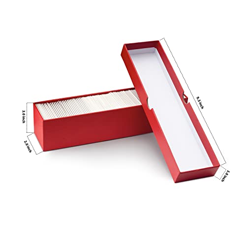 404 Pcs Coin Collecting Supplies 400 Pcs Cardboard Coin Flips 4 Pcs 2 X 2 Inch Red Single Coin Storage Boxes For Coin Collectors Mega Assortment Coin Box Coin Holder For Collectors #TOP6
