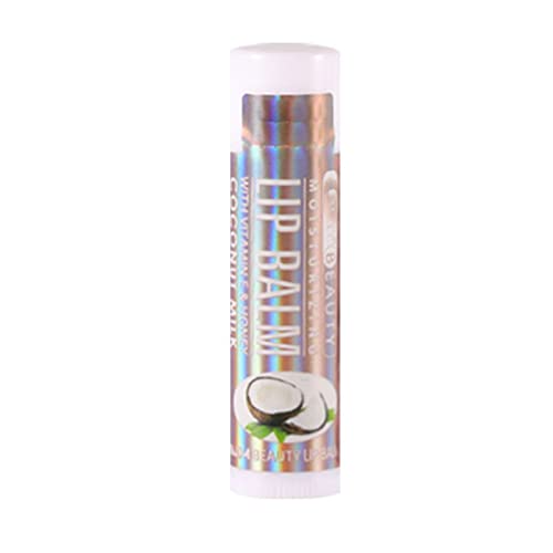 Bálsamo labial portátil rápido para uso diario, variedad única de bálsamo labial hidratante, hidratante, base con sabor a fruta (H, talla única)