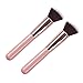 VALICLUD 2pezzi Pennello Per Trucco Manico Resistente Setole Di Compatto e Leggero Per Fard e Make-up Creativo immagine