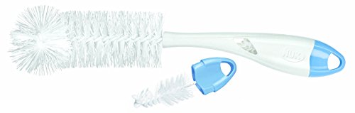 NUK 2-in-1 Flaschen- und Saugerbürste (Farben können variieren)