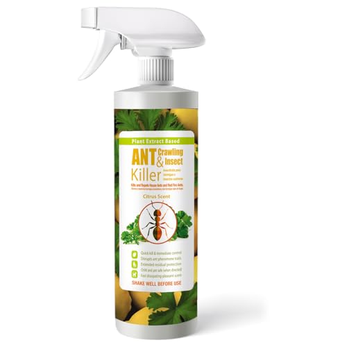 EcoVenger® Ant and Insect Killer 16 oz | Citrus Scent | Fast Kills House Ants Fire Ants | Residual...