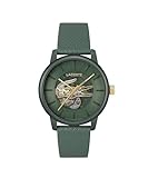 Lacoste.12.12 Men's Automatic Watch - Sporty Leather Strap - Water Resistant up to 5ATM/50 Meters - Self-Winding - Premium Fashion Timepiece - Gift for Him - 44mm