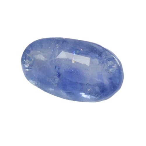 Saphir bleu naturel Neelam 3 carats pierre précieuse astrologique ovale