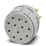 PHOENIX CONTACT RC-12S2N120000 Kontakteinsatz, 12 Polzahl, Buchse Kontaktart, Lötanschluss, 10 Stück