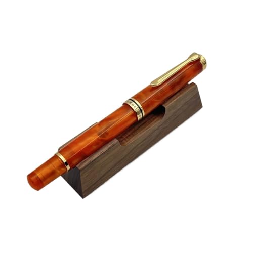 Stylo plume à piston acrylique transparent, pointe de 0,5 mm Schmidt pour bureau