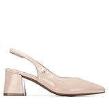 calzado bata tacones Zapato destalonado de la marca Refresh. Fabricado en material que imita a la piel con acabado charol