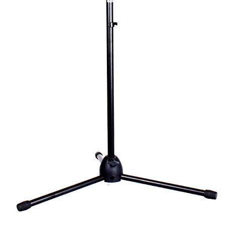 Image of MX Professional Boom Microphone Stand - Heavy‑Duty Adjustable Mic Stand with 36″ Telescopic Boom, 2.5 lb Desk Mount Base, 360 Swivel & Carry Bag