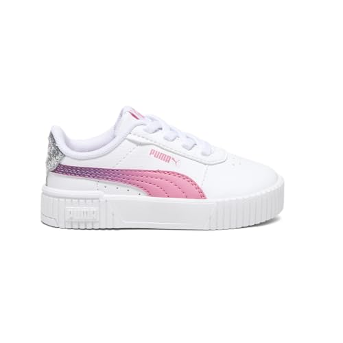 PUMA Toddler Girls Carina 2.0 Star Glow Slip On Sneakers Shoes Casual - White