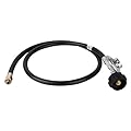 imasay 3.94ft Universal Gas Grill Regulator & Hose, QCC1 & 3/8" Female, Replacement for Most LP Gas Grill - Weber, Char-Broil, Blackstone, Nexgrill, Ideal for Propane Patio Heater, Burner, Fryer