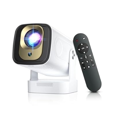 Mini smart 4K-projector met geïntegreerde Android TV: de Eroshoo HY260 Pro-mini-projector beschikt over het nieuwste Android 11-besturingssysteem en biedt in vergelijking met andere projectoren een superieure compatibiliteit en stabiliteit. Met deze ...