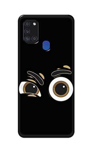 Image of PRINTFIDAA Funky Expression of Cartoon Eyes Printed Designer Hard Back Case Cover for Samsung Galaxy A21S, SM-A217F / DS, SM-A217M / DS, SM-A217F / DSN -(SS) MVN1004