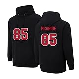 Trey Mcbride Hoodie sweatshirt Tshirt Jersey Football Black Cotton Fleece Brushed Soft US Sizing, Kangaroo Pocket for Men's Sports Casual