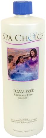 Spa Choice 472-3-2041 Foam Free Foam Eliminator for Spas and Hot Tubs, 1-Quart