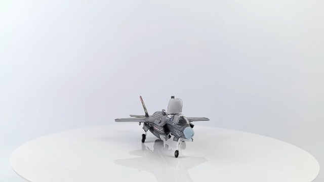 F-35 Lightning II Fighter Model Kit 1:72 Scale Die-cast Aircraft Model with Bracket, Gift for Military Pilots (F-35B Marine Corps)