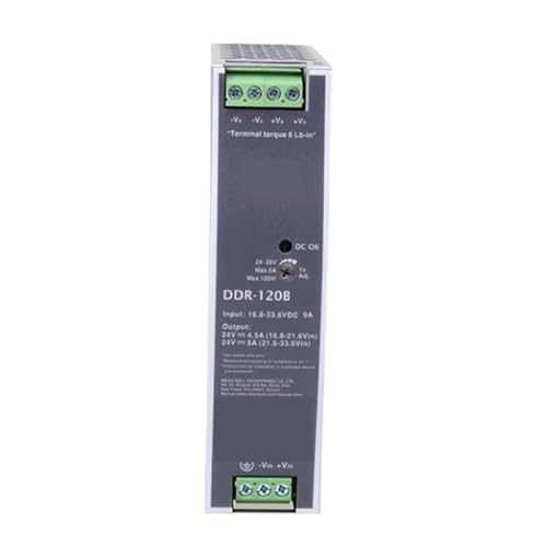 Convertisseur DC-DC DDR-120B-48 rail DIN 120W alimentation à découpage stable