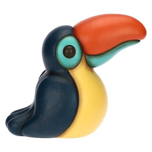 THUN - Tucano grande - ceramica - Collezione Icone - 9,8 x 16,5 x 14,6 cm