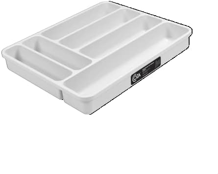 Organizador Talheres Perfect, Branco, Coza