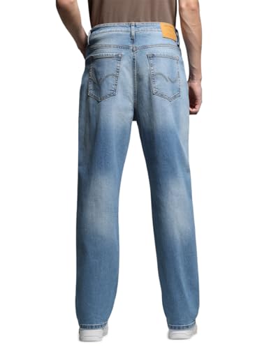 Image of JACK & JONES Men's Loose Fit Jeans | High Rise | Jeans for Men