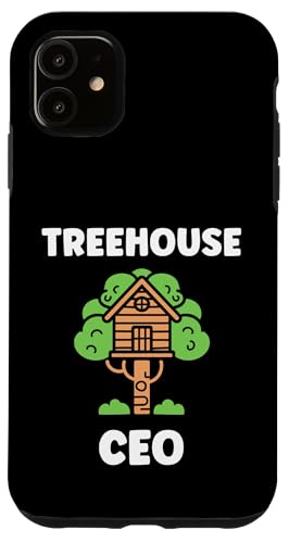 Home Nature tree house minimalist simple CEO treehouse �X�}�z�P�[�X iPhone 11 �p