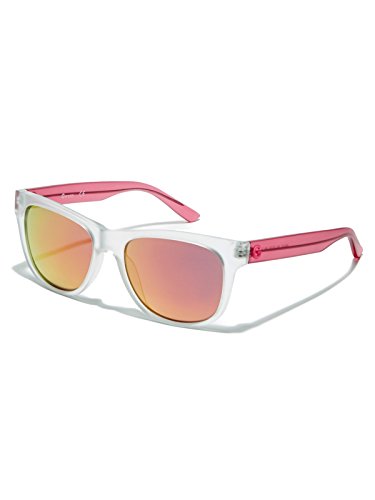 GUESS GG1127 Matte Crystal/Pink Mirror Lens One Size
