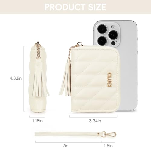 CLUCI Backpack Purse for Women Bundles with Small Quilted Wallet for Women3