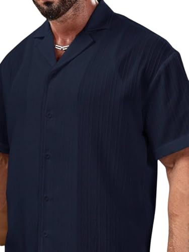 Image of FUNKY RICH Funkyrich Textured Popcorn Shirts for Men || Casual Shirt for Men || Shirt for Men|| Men Stylish Half Sleeve Shirt || Men Fancy Shirt