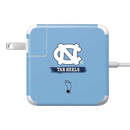 Skinit Decal Other Skin Compatible with 85W Power Adapter (15 and 17 inch MacBook Pro Charger) - Officially Licensed College UNC Tar Heels Design