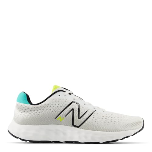 Image of New Balance Men's 520v8 Sneaker, White /Black /Infield Clay, 9.5 Wide