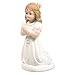 Rayher Hobby 56820000 Polyresin Kommunion Mädchen, 7 cm, kniend