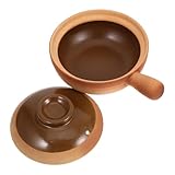 Matériau sain : fabriqué en argile naturelle, ce pot permet de cuire vos aliments dans un environnement sain et sûr. pots en terre cuite pour la cuisson du riz