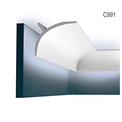 Corniche C991 Orac en mousse rigide moulure décorative blanche