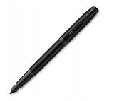Parker IM Fountain Pen, Matte Black, Black Trim, Medium Point, Blue Ink Cartridge, Gift Box - Perfect for Calligraphy and Artistic Writing – view 4