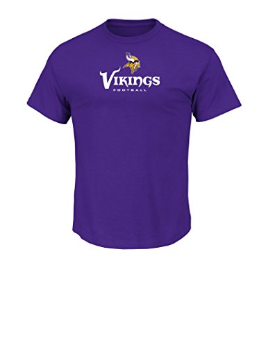 NFL Minnesota Vikings Men's UP4 Tee, Regal Purple, Large