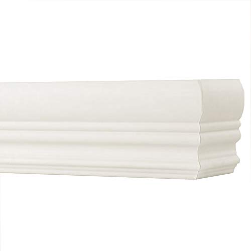 TailorView, 3 1/4' H Faux Wood Crown Valance for Venetian and 1 1/2' W Track Vertical Window Blinds...