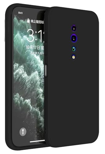 Topme Cover per OPPO RenoZ (6.4' Inches) Custodia Case, Protezione Della Pelle Della Custodia in Silicone Tpu - Nero