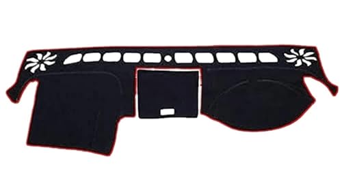 Cubierta Del Tablero Alfombrilla Salpicadero Coche Parasol Cojín Protector Accesorios Antideslizantes Para Isuzu Mu X Para D Max 2012 2018(Right Hand Red)