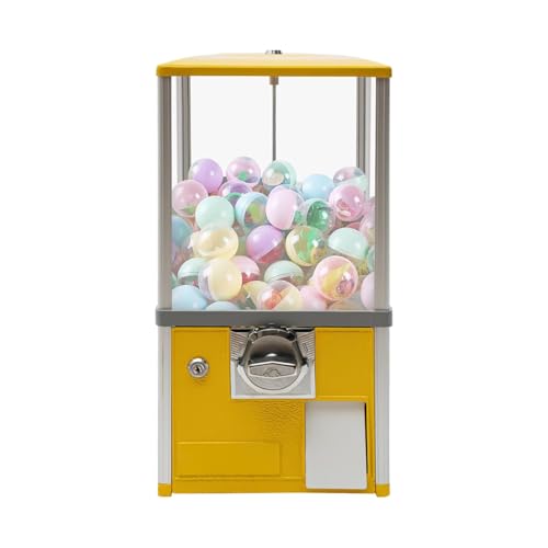 Commercial Gumball Machine, 25-Cent Coin Dispenser, Dual Slots