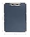 Dexas Duo Clipcase, Double Sided Clipboard Design, Portable Clipboards 13”x10” Gray/Orange, Combine Style and Functionality Office Supplies for Nursing, School, Work, Trades, Home Office