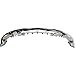 MBI AUTO - Chrome, Steel Front Bumper Face Bar for 2014 2015 Chevy Silverado 1500 w/Fog Lights 14 15, GM1002843