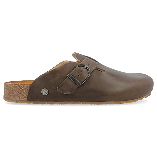 Image of HAFLINGER Grizzly Zigzag Felt Clog Wool Slipper