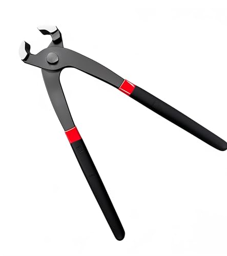 BJDSI 6 inch Ear Clamp Pliers Sharp Rust-Proof Anti-Slip Handle.