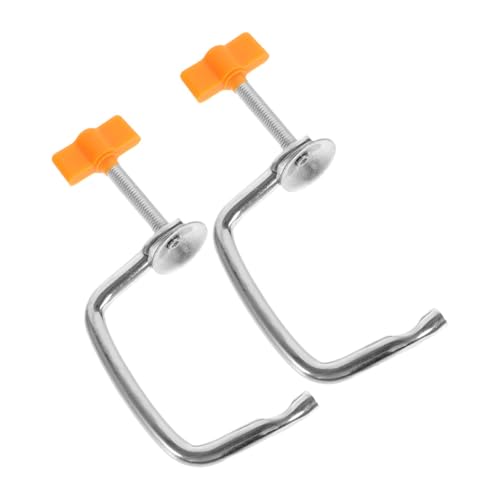 MALUGOGO 2 clips de fijación manual para hacer pasta, accesorio universal para máquina de fabricación de pasta, abrazadera de repuesto para máquina de fideos, herramienta de cocina
