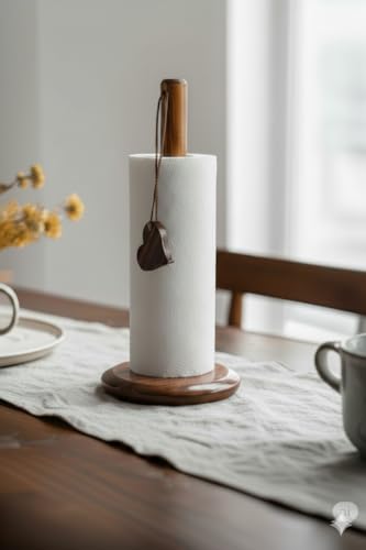 Image of Tissue Roll Holder for Kitchen | Tissue Paper Holder | Kitchen Organizer | Paper Towel Stand | Tissue Holder | Handmade, Sturdy Long-Lasting | Perfect for Kitchen, Dining & Living Room