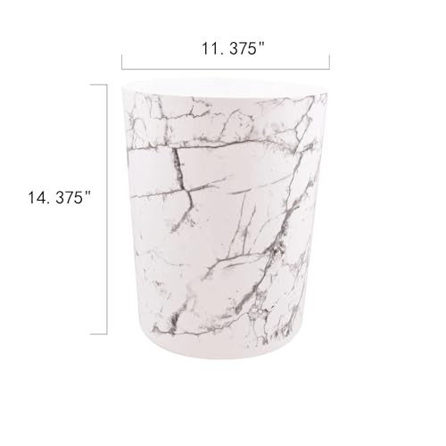 Papelera de baño de plástico 5 galones sin tapa miniatura 4