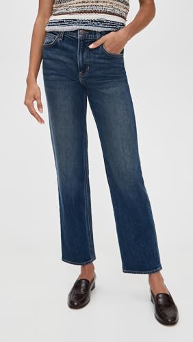 Veronica Beard Jean Women's Leah Mid Rise Straight Leg Jeans2