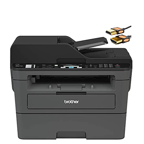 Brother MFC-L2710DW Series Compact Wireless Monochrome Laser All-in-One Printer - Print Copy Scan Fax - Mobile Printing - Auto Duplex Printing - Print Up to 32 Pages/Min - ADF + HDMI Cable #1