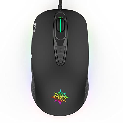 Inca IMG-348 PHALDOR RGB Macro Keys Souris de Jeu Professionnelle 3200 DPI