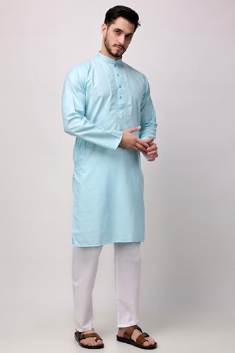 Image of Royal Kurta Men's Cotton Printed Kurta Pyjama