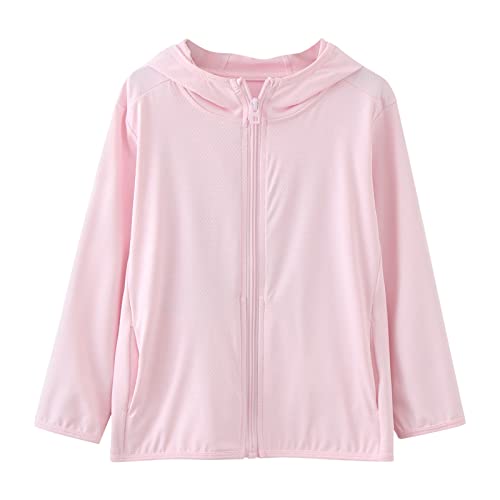 Toddler Sun 𝐏rotection Hoodie Jacket UV 𝐏rotection Sunscreen Clothing Summer Lightweight Breathable Outwear Coat